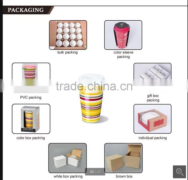 White customerize logo mugs