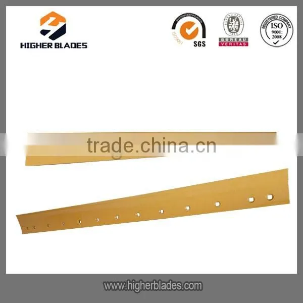 CLG excavator single bevel flat cutting baldes bucket base blades