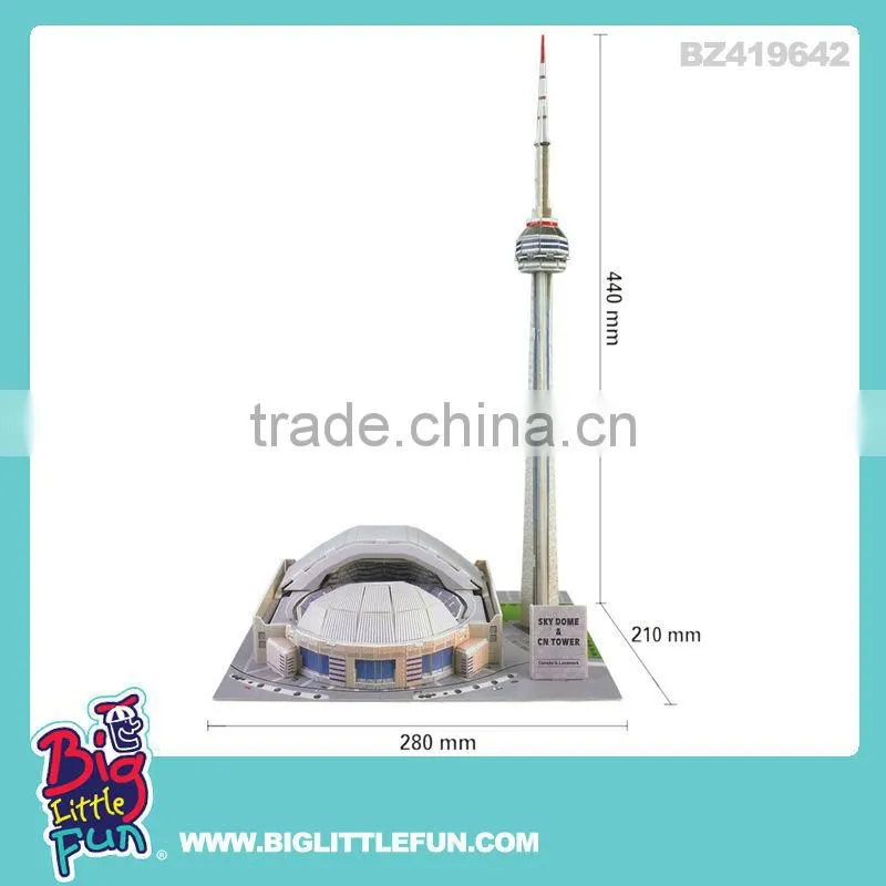 3d eva puzzle toy CN Tower