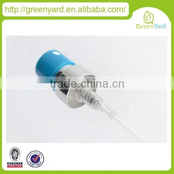 half aluminum crimp pump with plastic actuator