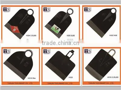 gardening tool digging railway steel or 65Mn steel hoe head
