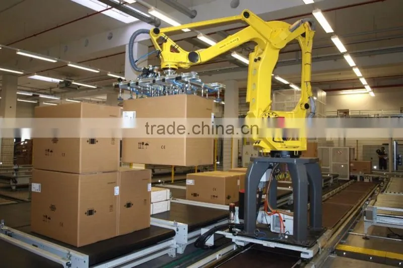 High Quality Robotic Palletizer for Cases Stacking Carton palletization