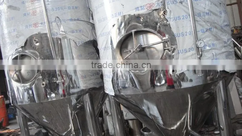 2000L Cooling Jacket Conical Fermenter