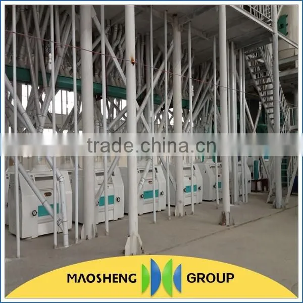 50Ton continuous maize processing machinery