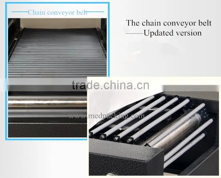 BSL-4020 Reinforced (chain) heat shrinkable machine heat shrinkable packaging machine shrink film packaging
