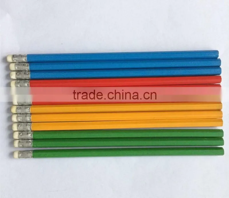 High quality popular eco-friendly natural HB wood pencil for school kids