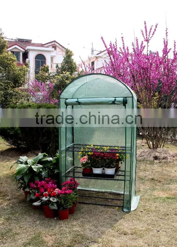 62''H Portable PE Flower Greenhouse