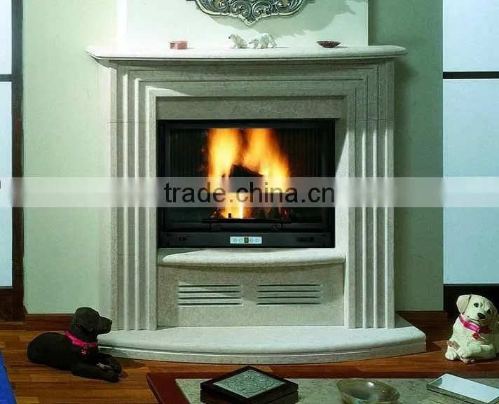 good quality of marble electric fireplace