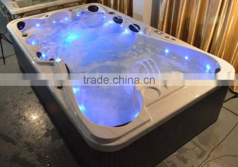 Luxury Outdoor hot swim pool for family massage type spa