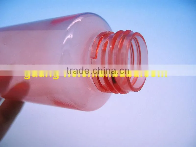 150ml Biodegradable transparent clearly tubular plastic pla bottles for cosmetic