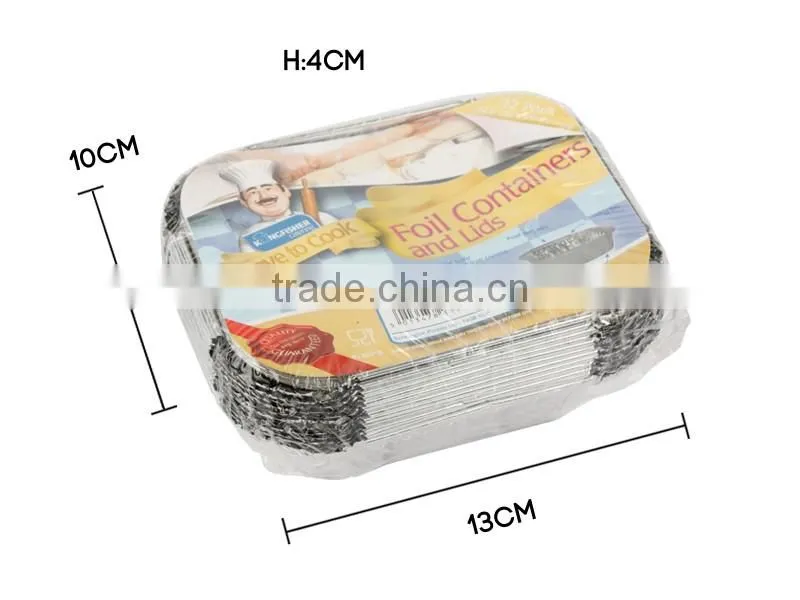 Small Foil Containers with Lids(12 Pack)