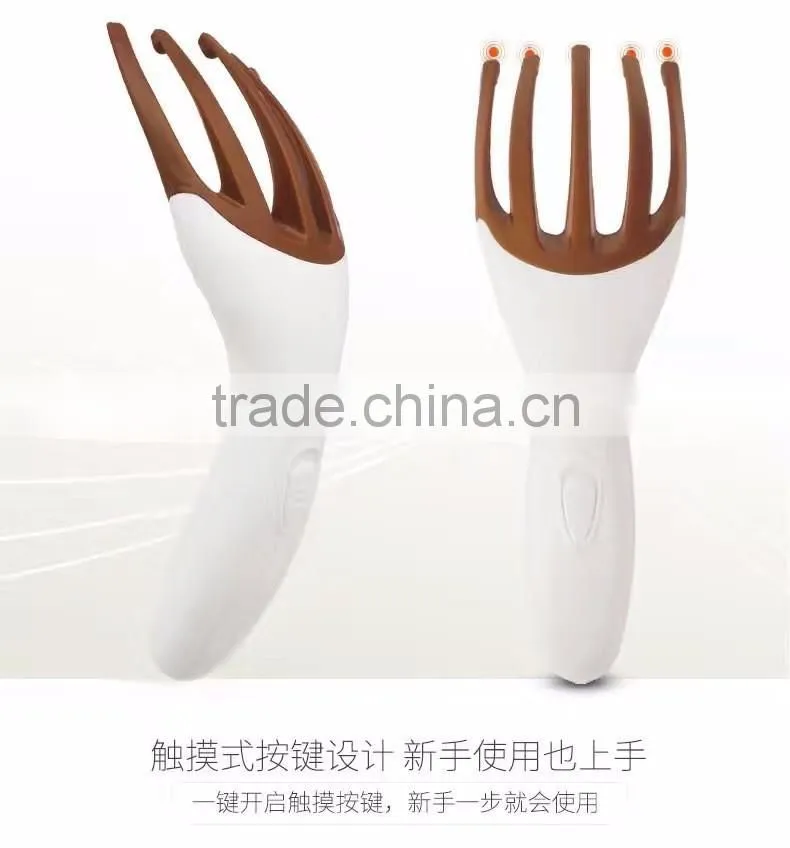 Mini Electric Five Claws Shape Head Massager, USB Multifunctional Massager With Battery