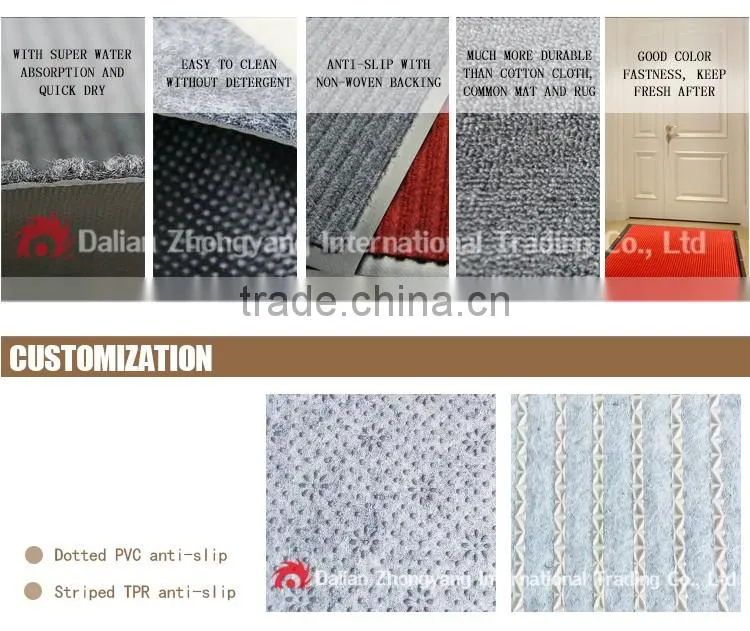 exhibition needle punched polypropylene wall to wall hotel carpet rug