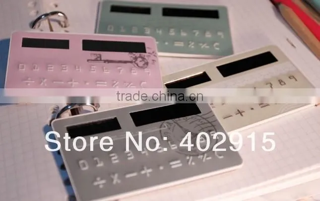 Supply Creative fashion Card calculator / pocket calculator --Pink key