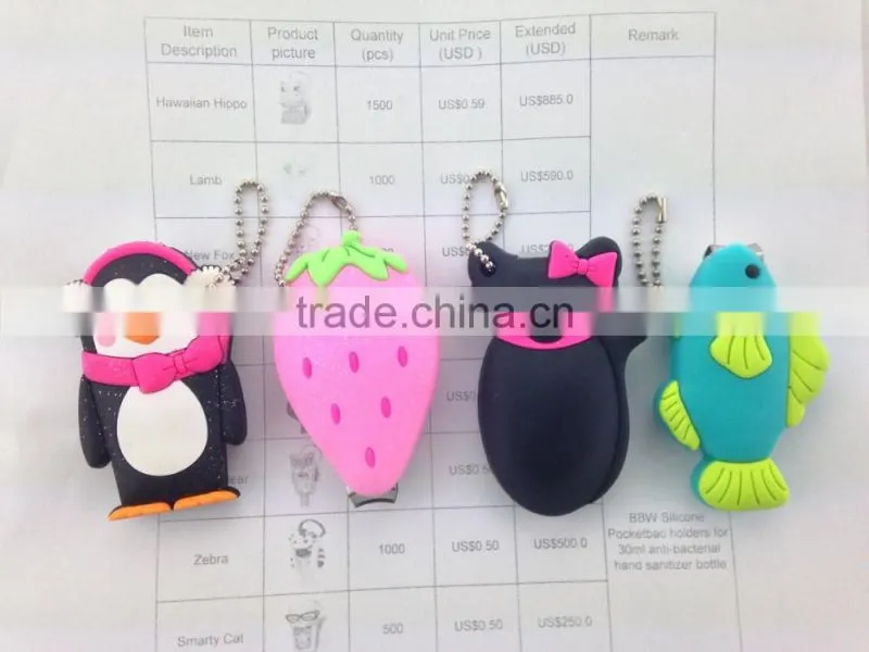 Promotional Original Cute BBW Pink Owl Nail Clippers