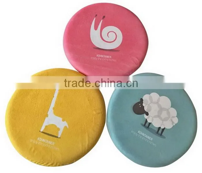 Cartoon Printed Round Memory Foam Chair/Seat Cushion Pad