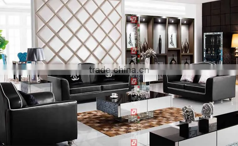 3pc Modern Micro suede Sofa and Love Seat Living Room Furniture Set - Grey