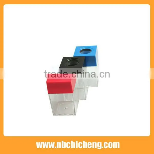 Plastic Paper Clip Box Square PS Paper Clip Box Paper Clip Assortment