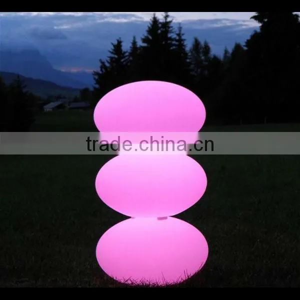 circular color changing outdoor garden floor led ball lights
