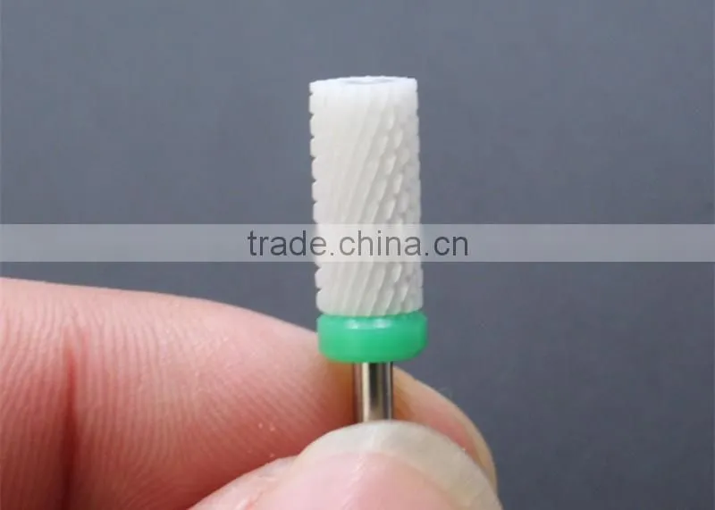 Ceramic grinding head electric nail drill nail polish glue dedicated rapid removal Ceramic Nail Drill Bit