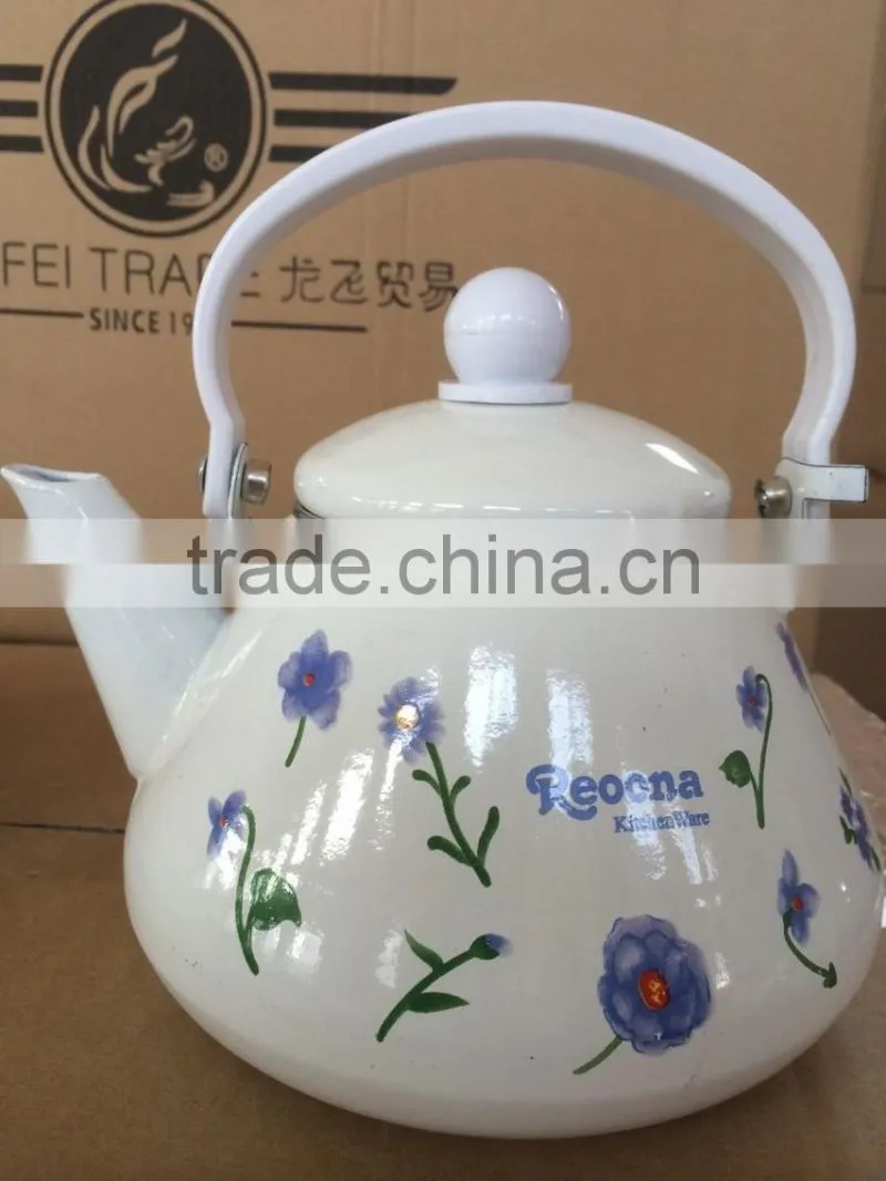 1.2L 1.5L 2L promotion in paraguay and egypt enamel kettle