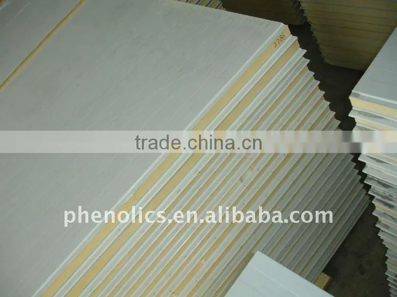 Wall sandwich panel/ Polyurethane / PU wall panel with double sided color steel