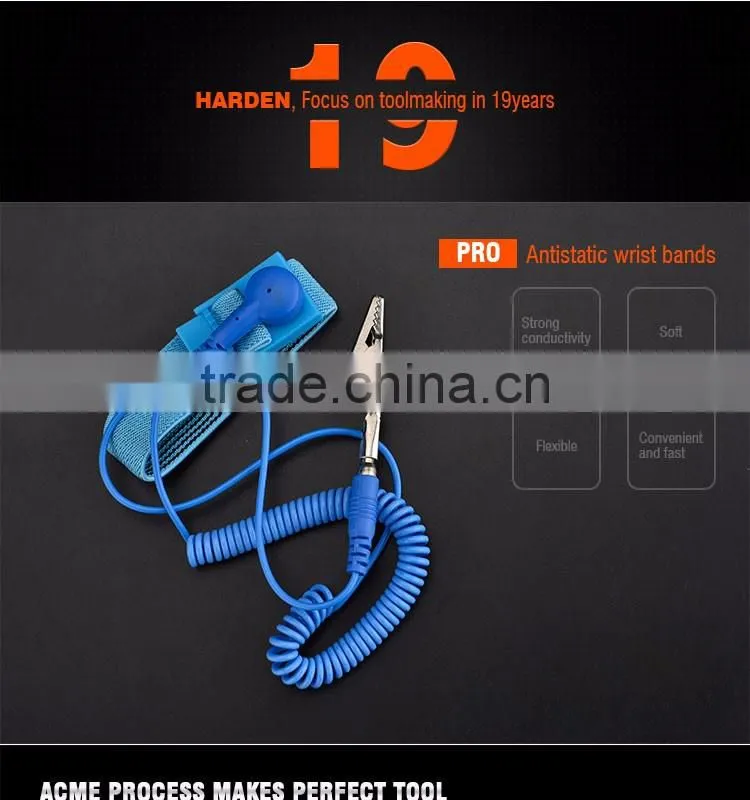 Antistatic wrist bands