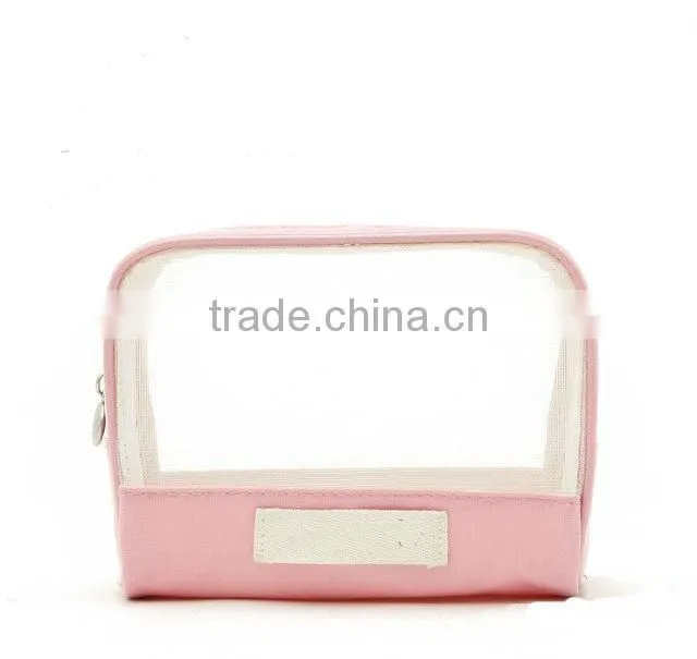 Zipper PVC Cosmetic Bag for Lady