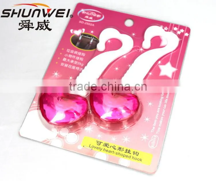 manufactory sd-2502 best selling bag car hooks