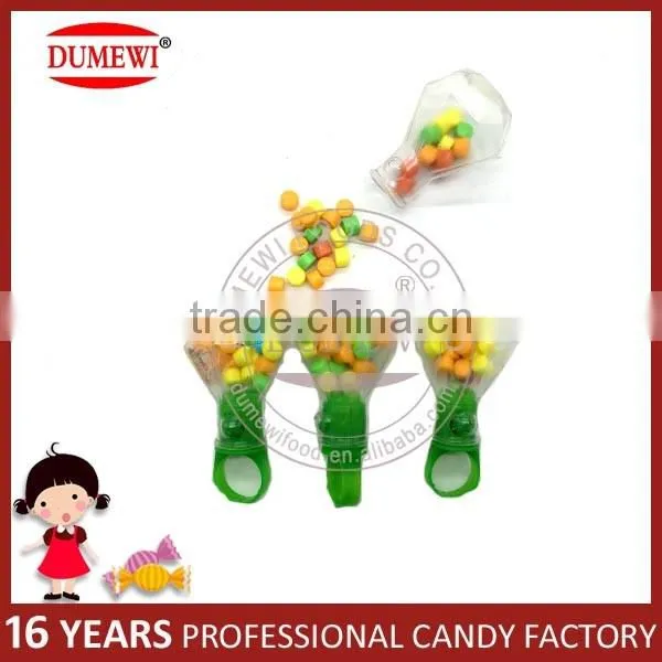 Fruit Flavor Lighting Diamond Ring Shaped Toy Tablet Candy