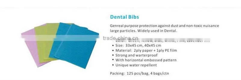 dental bib,dental paper, dental pad