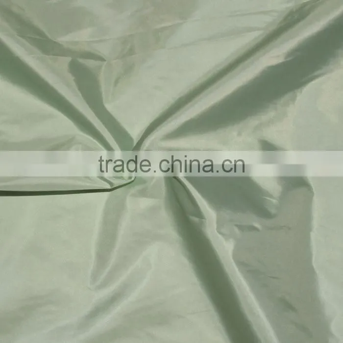 100 % polyester 290T pu coated waterproof polyester taffeta fabric for lining