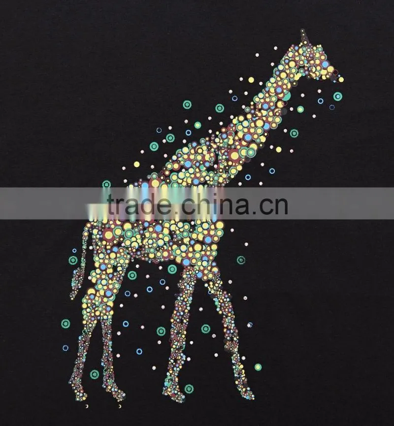 custom factory black printing plain men cotton t shirt