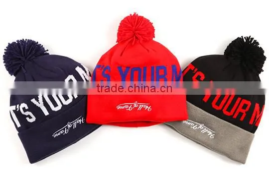 fashion winter custom beanie hats and caps men