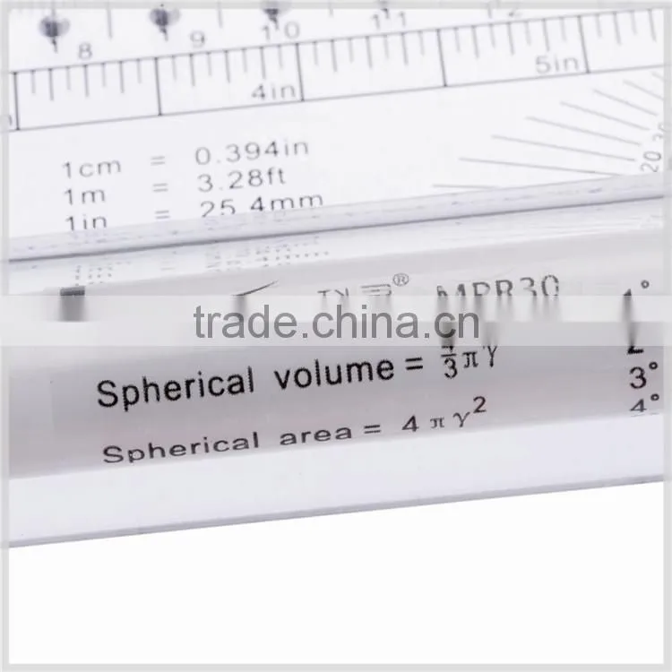 Kearing manufacture high quality 30cm&12 inch parallel rolling ruler#MPR30