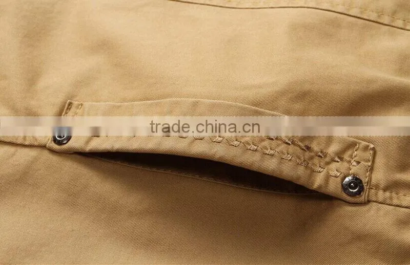 Customize Fashion Man Coat, High Quality 100%Cotton Men Winter Jacket