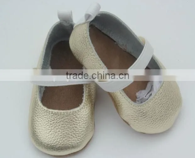 Comfortable handmade skidproof baby leather shoes soft