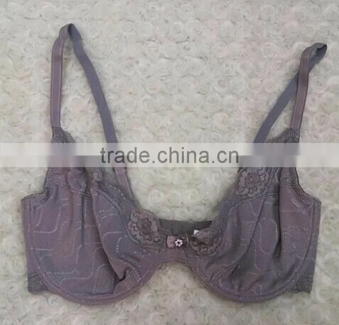 Factory wholesale comfortable fitting cotton bra for fat women
