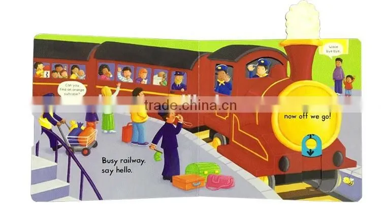 Customizable twitch cardboard book children education book printing boardbook binding book from factory UV+glossy lamination