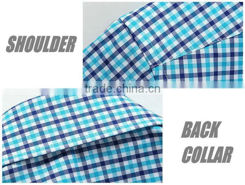 non iron men's shirt plaids shirt red color