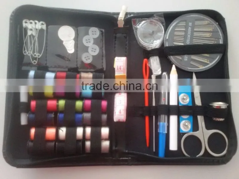New Arrival Portable Mini Travel PP Sewing Box With Color Needle Threads Sewing Kits Sewing Set DIY Home