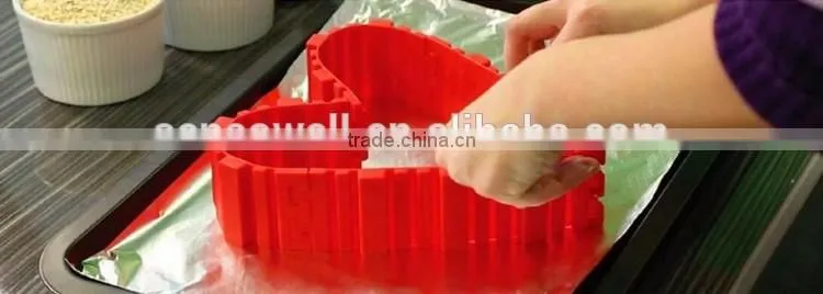 2017 new As seen on TV products Silicone Bake Snake mold