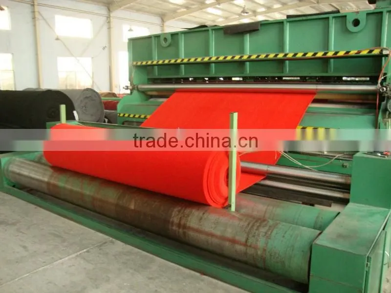 Factory custom produce the wedding red exhibition carpet