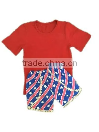 Unique baby names image Boutique Clothes Summer boys' t-shirt and girls ' tops children clothing set