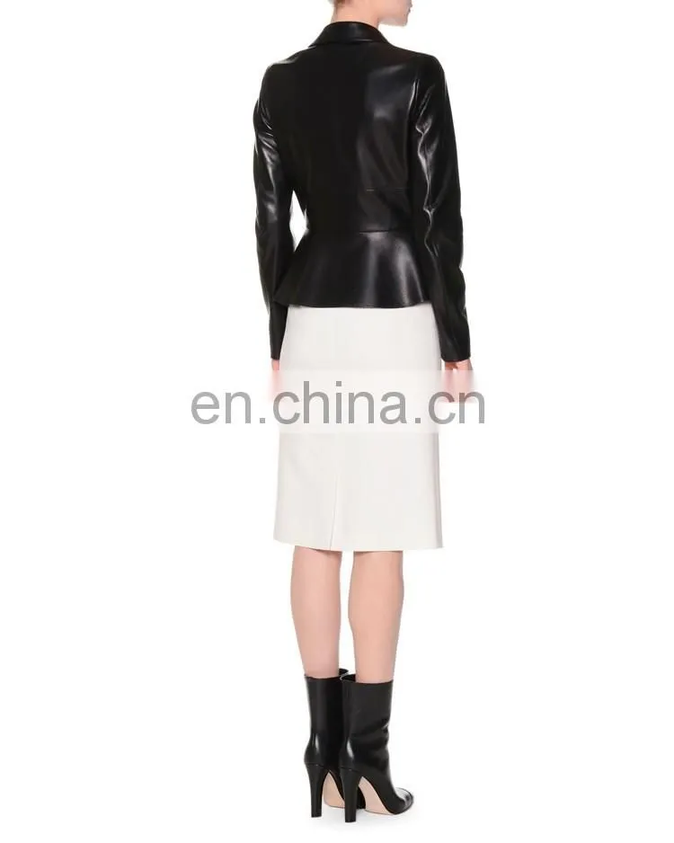 genuine leather jacket women