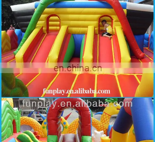 Cheap Kids Inflatable Amusement Park Customized Giant Inflatable Amusement Park Inflatable Fun City