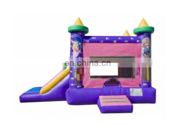 Colorful Inflatable Princess Combo With Slide