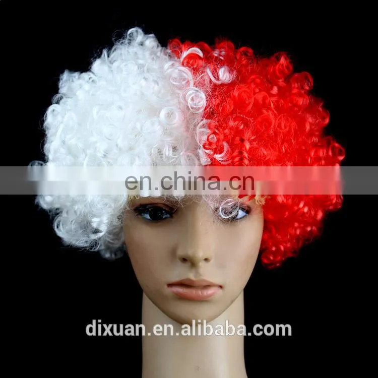 HOT fashion football fans wig