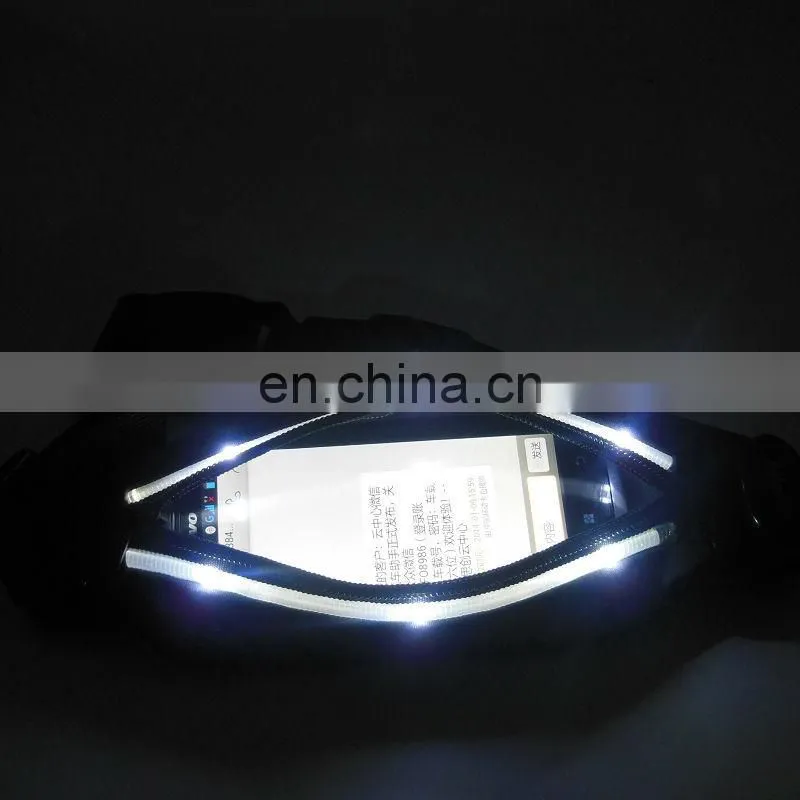 Fashional LED Flashing Elastic Waistband led glowing waistbands led light belt