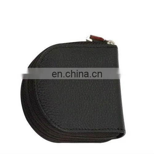 LEATHER OVAL COIN HOLDER